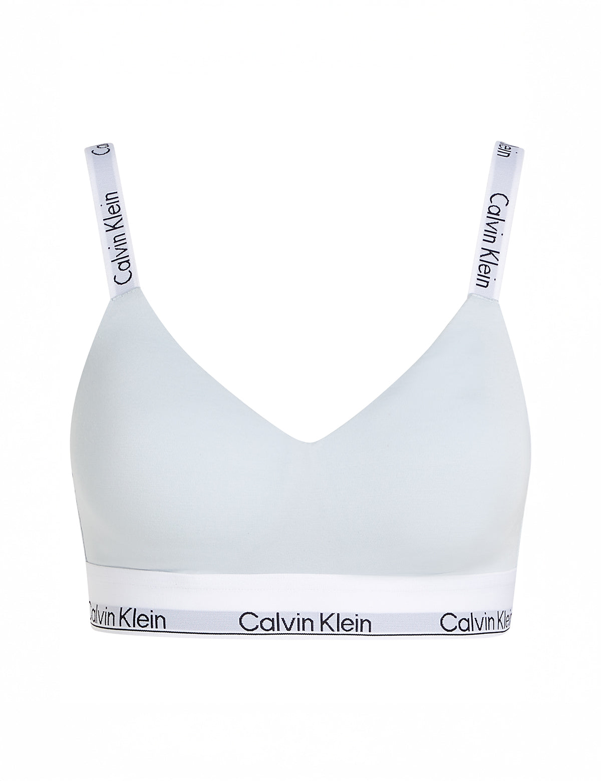 000QF7059E CK WOMEN MODERN COTTON LGHT LINED BRALETTE (AVG)