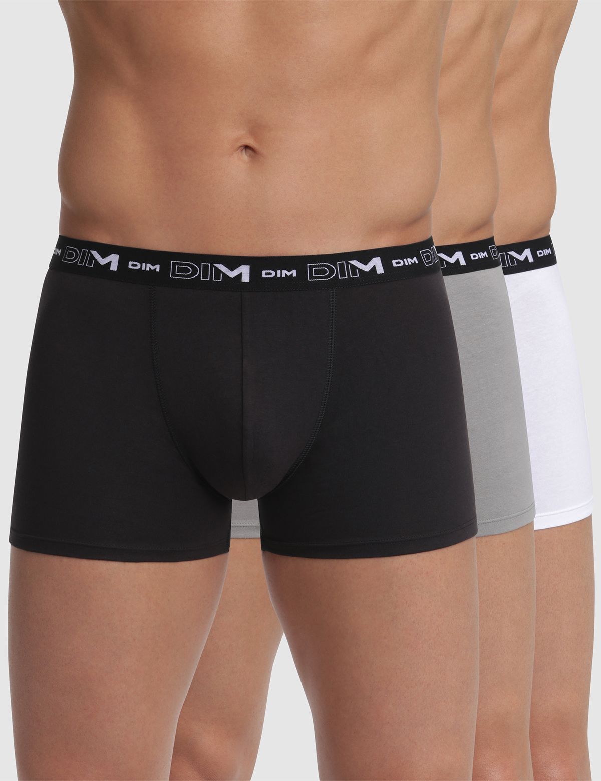 Dim Homme Cotton Stretch Boxer 3pp