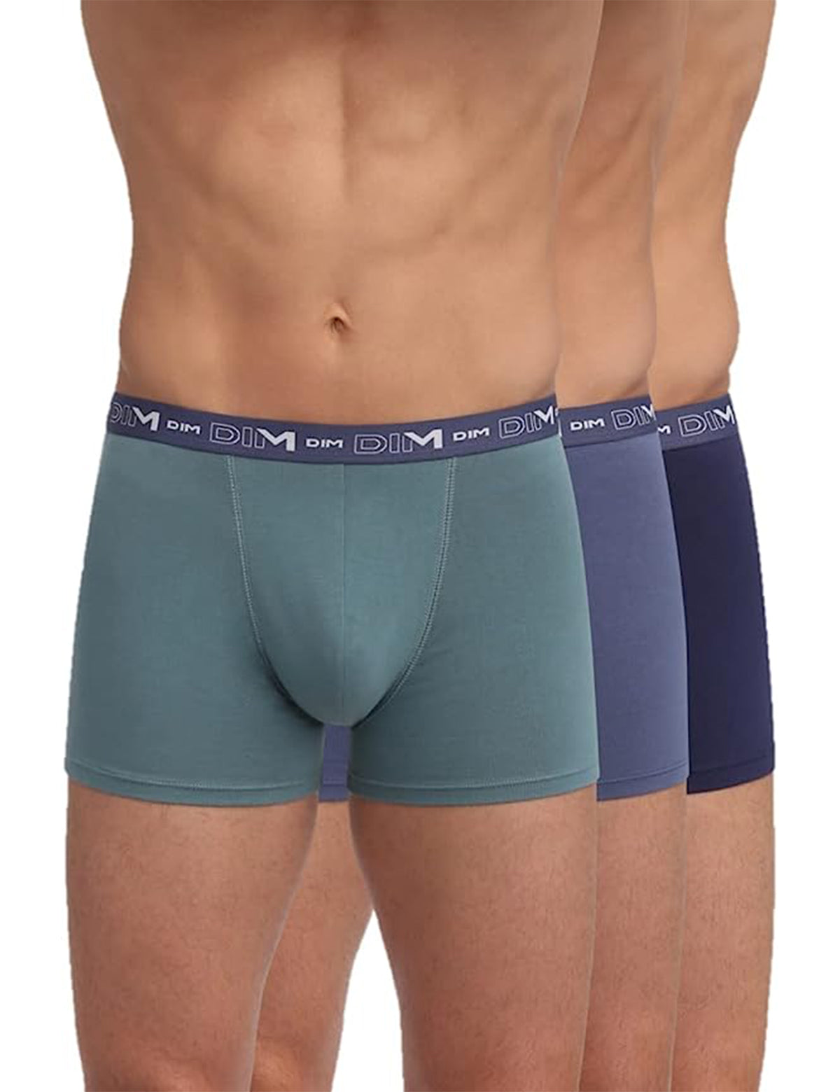 Dim Homme Cotton Stretch Boxer 3pp